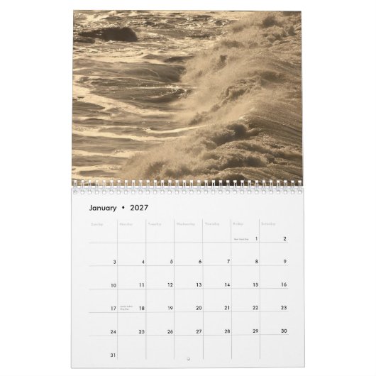 Oregon Kalender (Jan 2027)