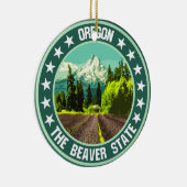 Oregon Keramik Ornament (Rechts)