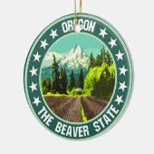 Oregon Keramik Ornament (Links)