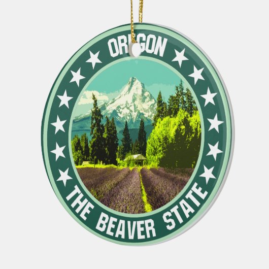 Oregon Keramik Ornament (Links)