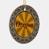 Oregon Keramik Ornament (Rechts)