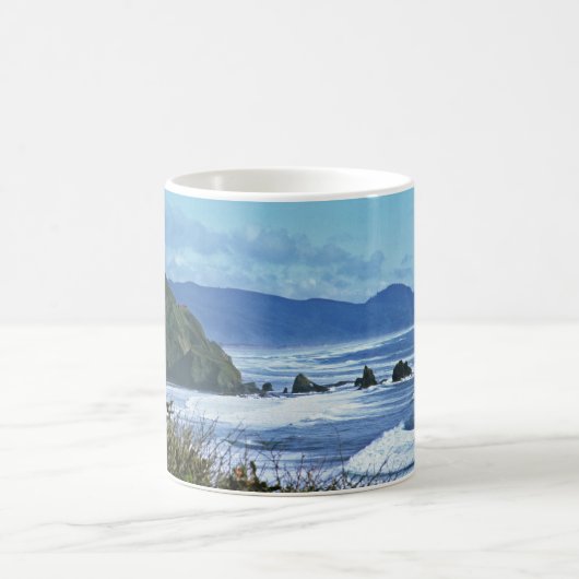 Oregon-Küste Kaffeetasse (Mittel)