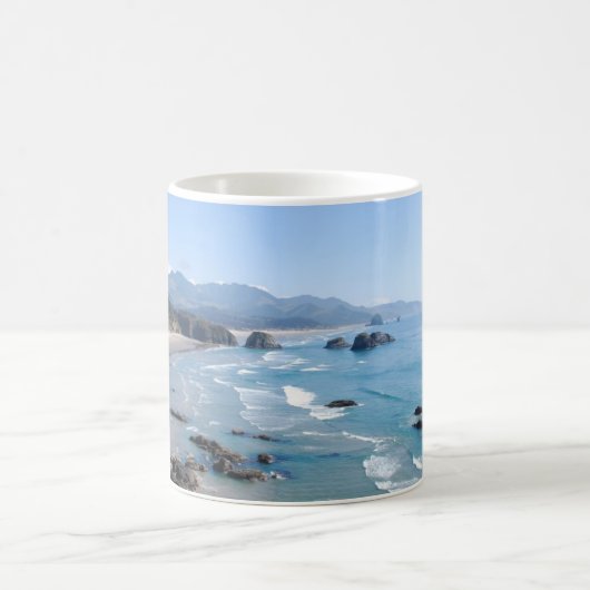 Oregon-Küste Kaffeetasse (Mittel)