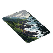 Oregon-Küste Magnet (Rechte Seite)