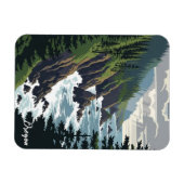 Oregon-Küste Magnet (Horizontal)