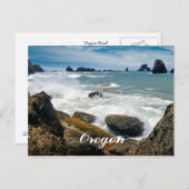 Oregon-Küste Postkarte (Vorne/Hinten)