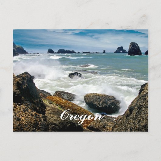 Oregon-Küste Postkarte (Vorderseite)