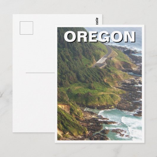 Oregon Küste Reisen Postkarte (Vorne/Hinten)