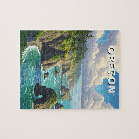 Oregon Küste Reisen Puzzle (Horizontal)