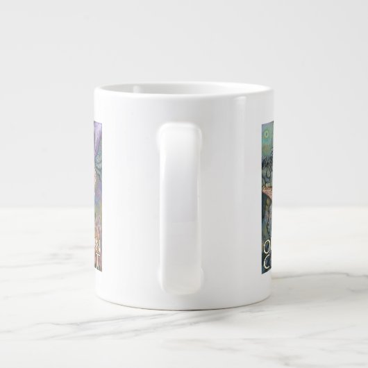 Oregon-Küste Tidepool Jumbo-Tasse (Rückseite)