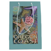 Oregon-Küste Tidepool Mittlere Geschenktüte (Vorderseite)