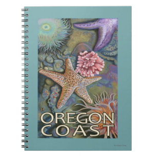 Oregon-Küste Tidepool Notizblock