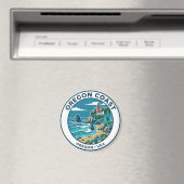 Oregon-Küste USA Magnet (In Situ (Geschirrspüler))