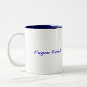 Oregon-Küste Zweifarbige Tasse (Links)