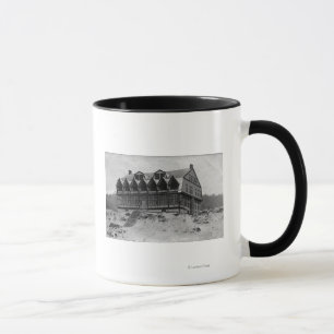 Oregon-Küsten-Ansicht des Aussicht-Gasthaus-Hotels Tasse