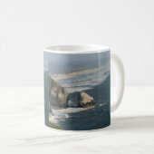 Oregon-Küsten-Felsen Kaffeetasse (VorderseiteRechts)