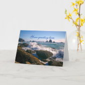 Oregon-Küsten-Gruß-Karte Karte (Gelbe Blume)