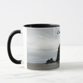 Oregon-Küsten-Kanonen-Strand-Heuschober-Felsen Tasse (Links)