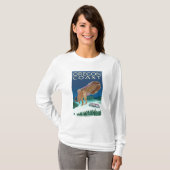Oregon-Küsten-Kopffüßer T-Shirt (Vorne ganz)