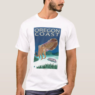Oregon-Küsten-Kopffüßer T-Shirt