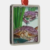 Oregon-Küsten-Krabbe Ornament Aus Metall (Rechts)