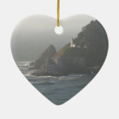 Oregon-Küsten-Leuchtturm Keramikornament (Hinten)