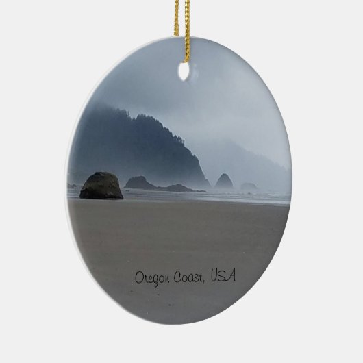 Oregon-Küsten-pazifische Nordweststrand-Verzierung Keramik Ornament (Rechts)