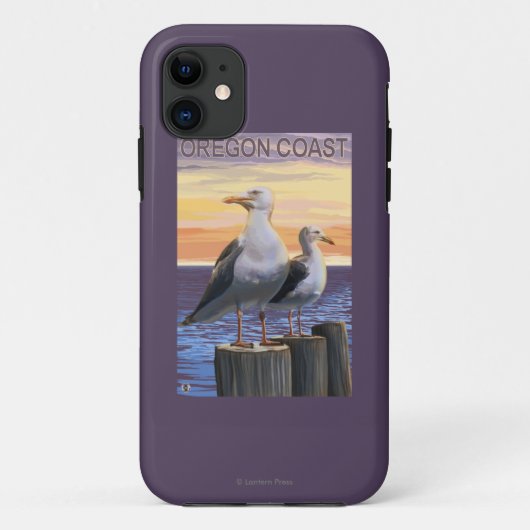 Oregon-Küsten-Seemöven Case-Mate iPhone Hülle (Rückseite)