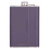 Oregon-Küsten-Seemöven Flachmann (Rückseite)