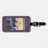 Oregon-Küsten-Seemöven Gepäckanhänger (Vorderseite horizontal)