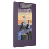 Oregon-Küsten-Seemöven Klemmbrett (Rechts)