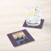 Oregon-Küsten-Seemöven Rechteckiger Pappuntersetzer (Vor Ort)