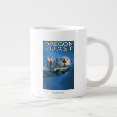 Oregon-Küsten-Seeotter Jumbo-Tasse (Rechts)