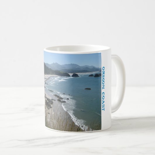 Oregon-Küsten-Tasse Kaffeetasse (VorderseiteRechts)