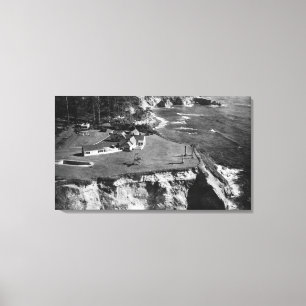 Oregon-Küsten-Westufer-Landsitz-Otter-Felsen Leinwanddruck