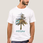 Oregon-Küstenbaum T-Shirt (Vorderseite)