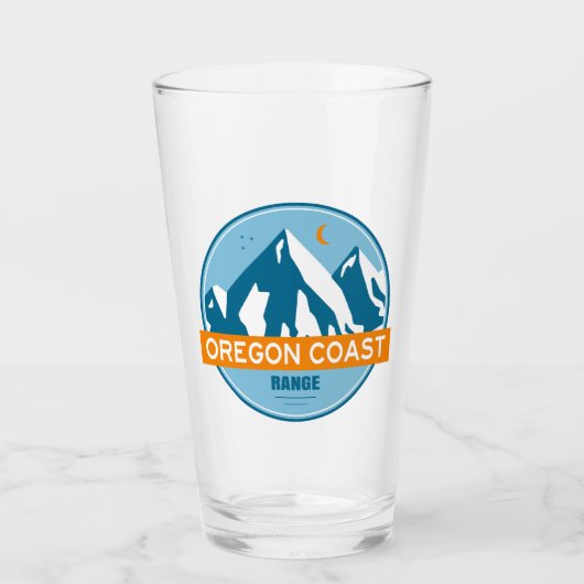 Oregon Küstengebirge Sterne Mond Glas (Vorderseite)