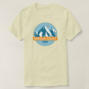 Oregon Küstengebirge Sterne Mond T-Shirt