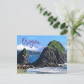 Oregon Küstenlandschaft Reise  Postkarte (Stehend Vorderseite)