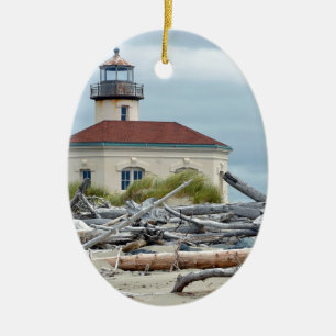 Oregon-Küstenleuchtturm Keramikornament