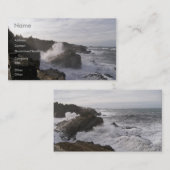 Oregon-Küstenlinie Visitenkarte (Vorne/Hinten)