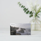 Oregon-Küstenlinie Visitenkarte (Stehend Vorderseite)