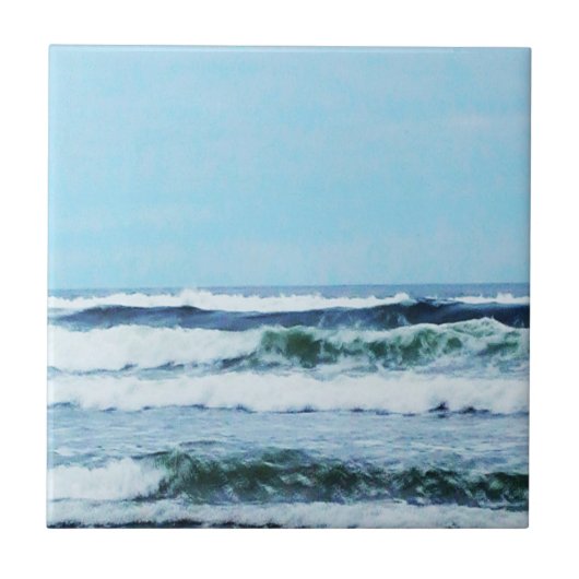 Oregon-Küstenwache Fliese (Vorderseite)