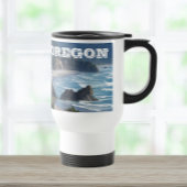 Oregon Landschaftlich Coastline Foto Reisebecher
