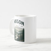 Oregon Landschaftserbe Kaffeetasse (Vorderseite Links)