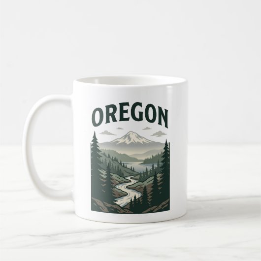 Oregon Landschaftserbe Kaffeetasse (Links)