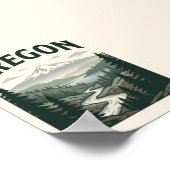 Oregon-Landschaftspanorama Poster (Ecke)