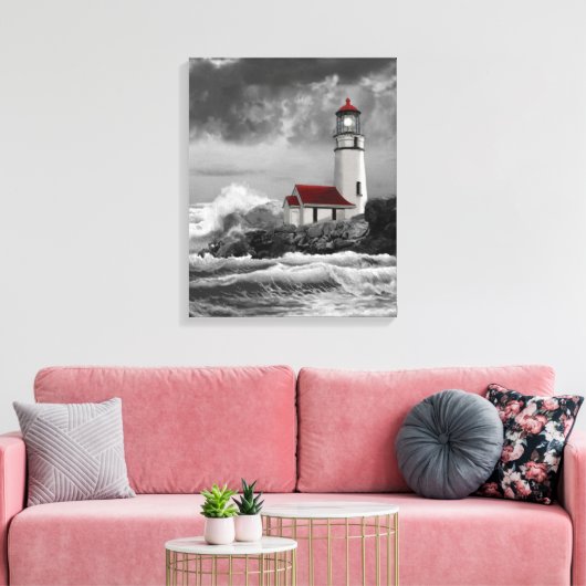 Oregon Leuchtturm Cape Blanco Kunstdruckerei Leinwanddruck (Insitu (Wohnzimmer))