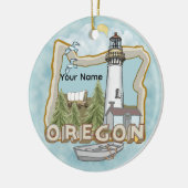 Oregon Leuchtturm Keramik-Ornament Keramik Ornament (Links)