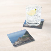 Oregon-Leuchtturm Rechteckiger Pappuntersetzer (Vor Ort)